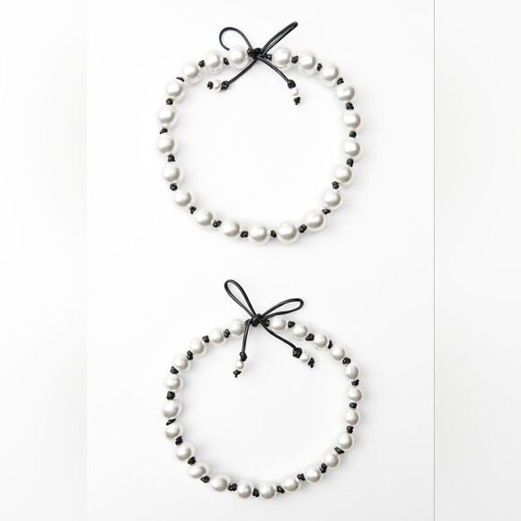 ZARA PACK OF 2 FAUX PEARL NECKLACES - Picture 6 of 10